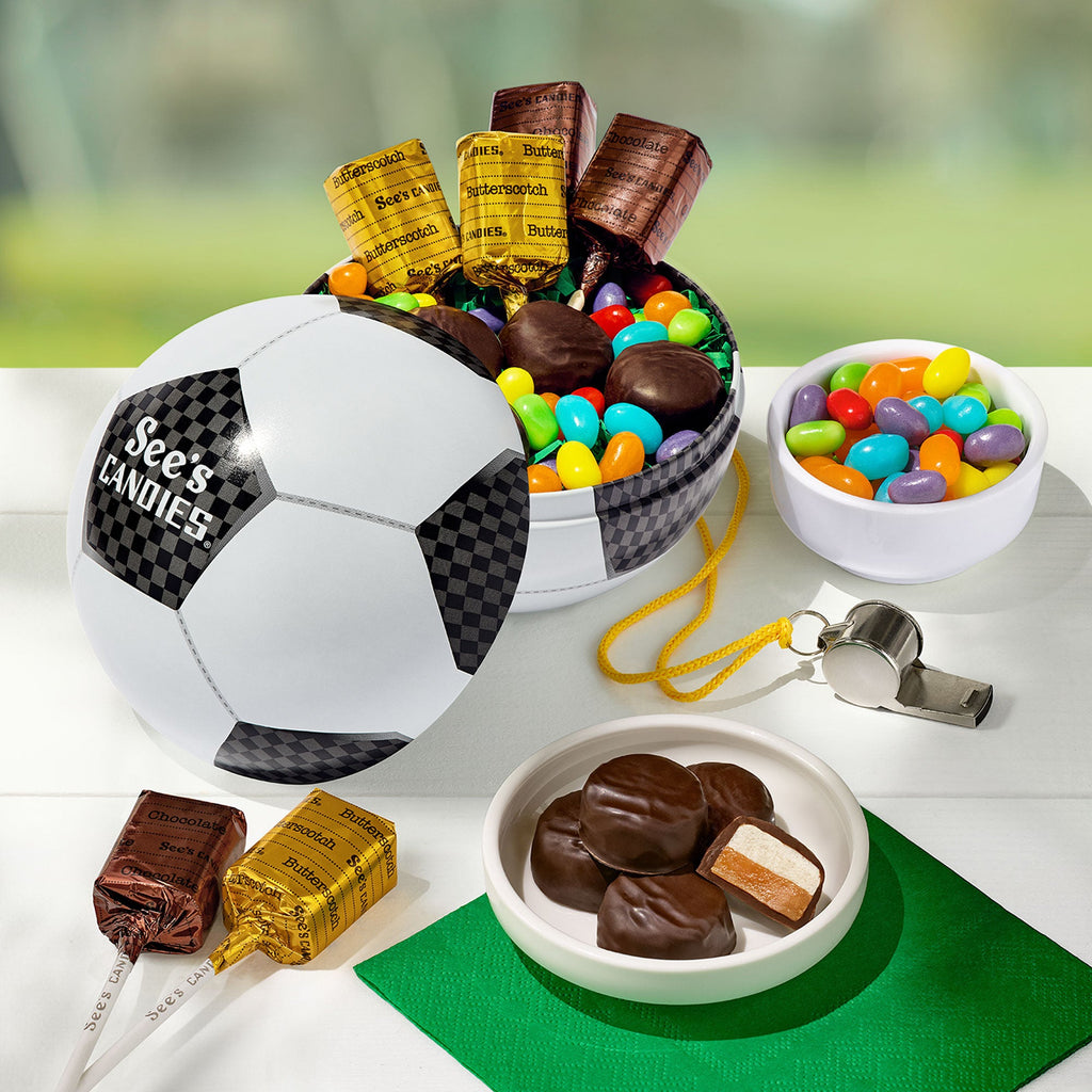 Soccer Ball Tin